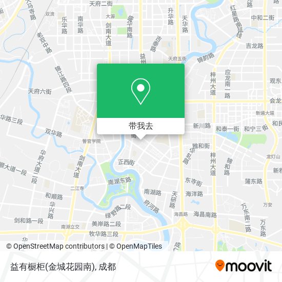 益有橱柜(金城花园南)地图