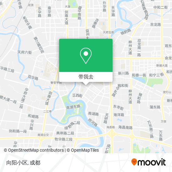 向阳小区地图