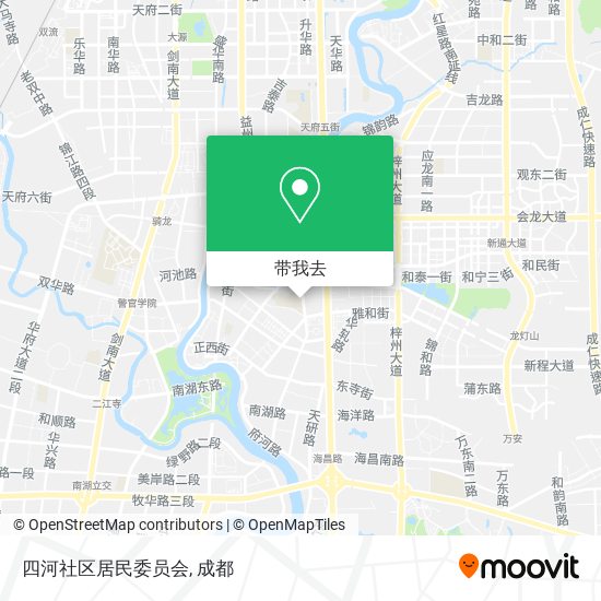 四河社区居民委员会地图