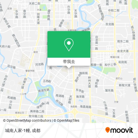 城南人家-1幢地图