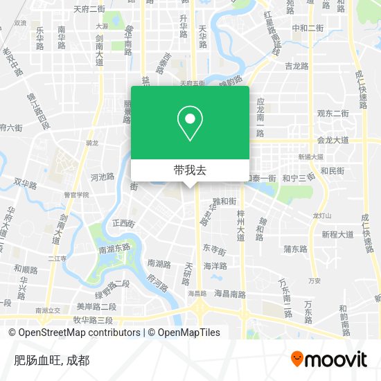 肥肠血旺地图