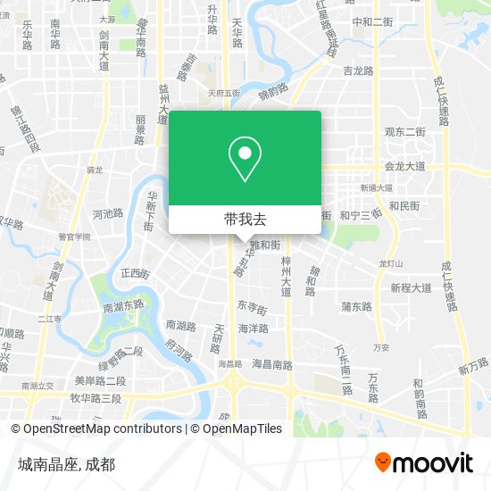 城南晶座地图