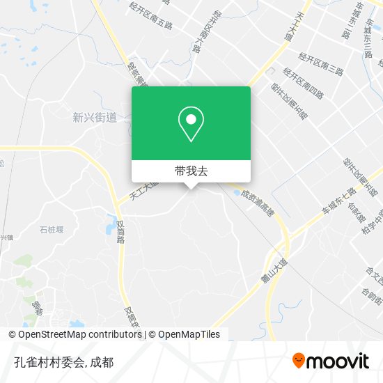 孔雀村村委会地图