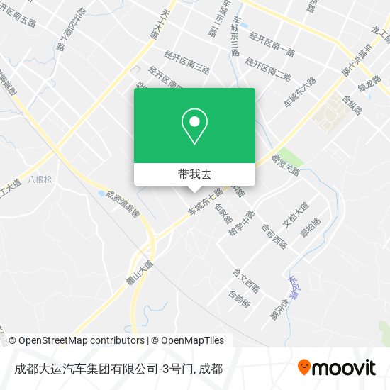 成都大运汽车集团有限公司-3号门地图