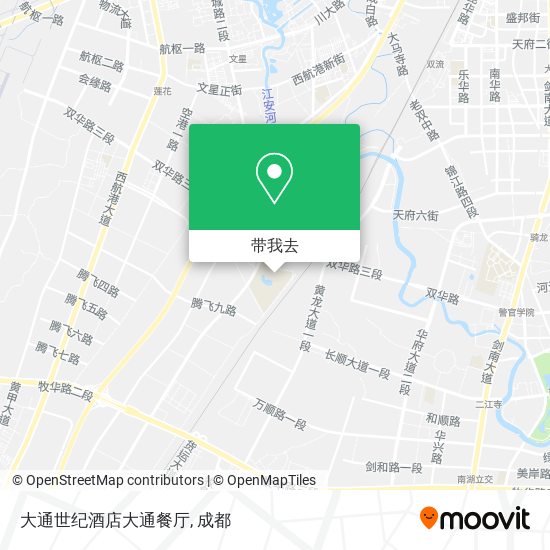 大通世纪酒店大通餐厅地图
