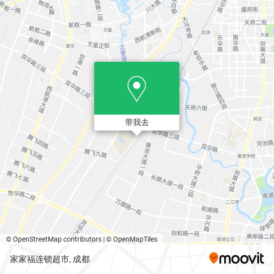 家家福连锁超市地图