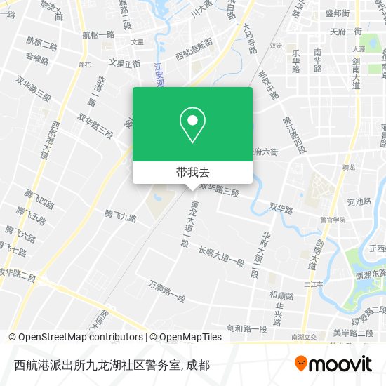 西航港派出所九龙湖社区警务室地图