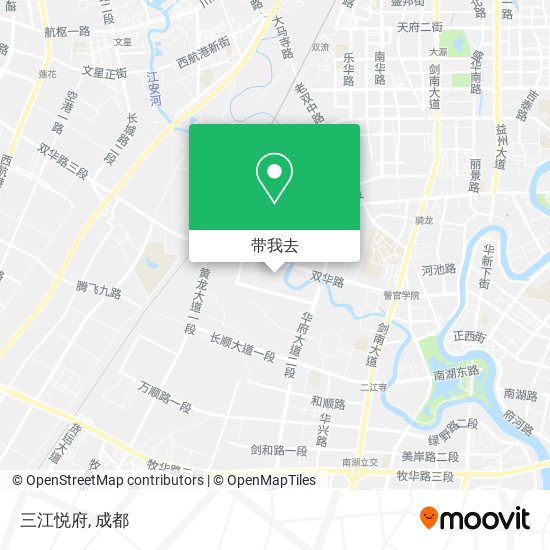 三江悦府地图