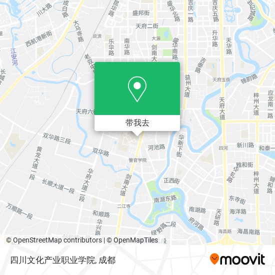 四川文化产业职业学院地图