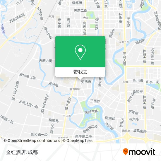 金红酒店地图