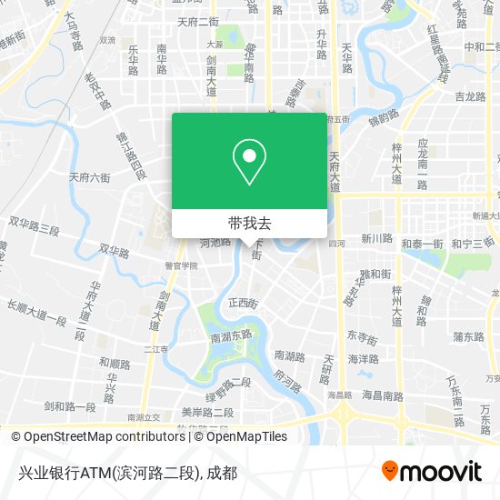 兴业银行ATM(滨河路二段)地图