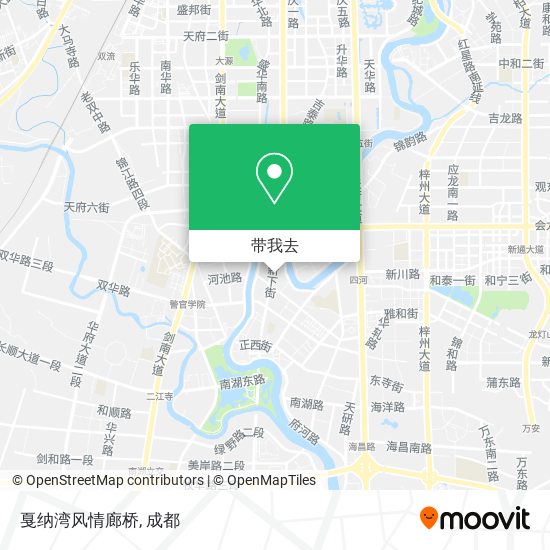 戛纳湾风情廊桥地图