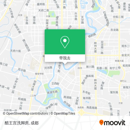 醋王宫洗脚房地图