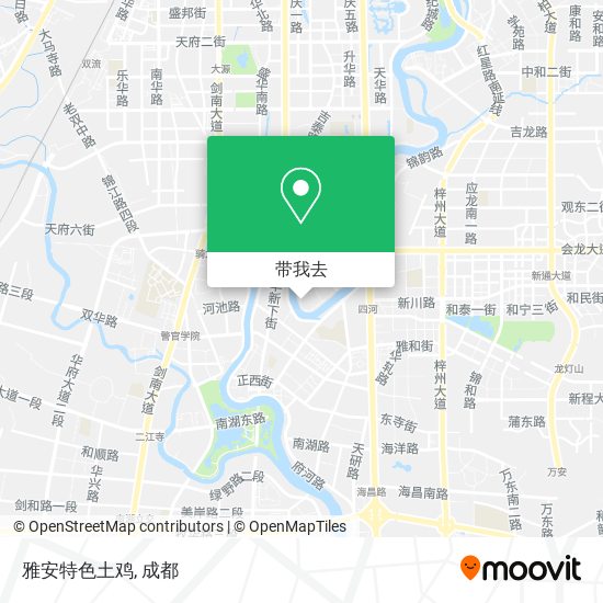雅安特色土鸡地图