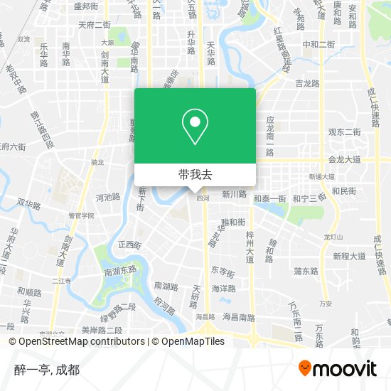 醉一亭地图