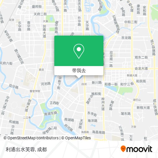 利通出水芙蓉地图
