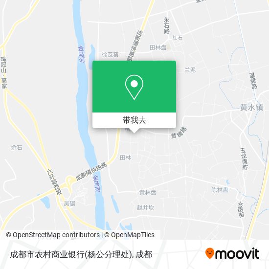 成都市农村商业银行(杨公分理处)地图