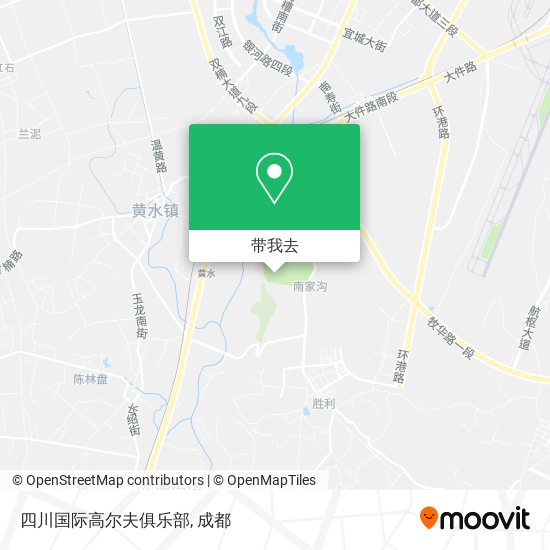 四川国际高尔夫俱乐部地图