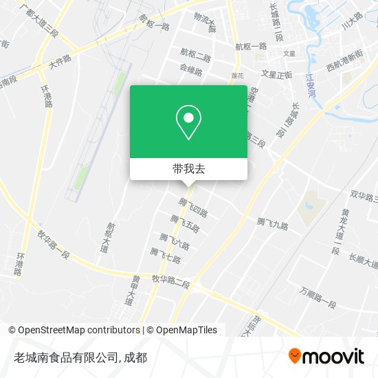 老城南食品有限公司地图