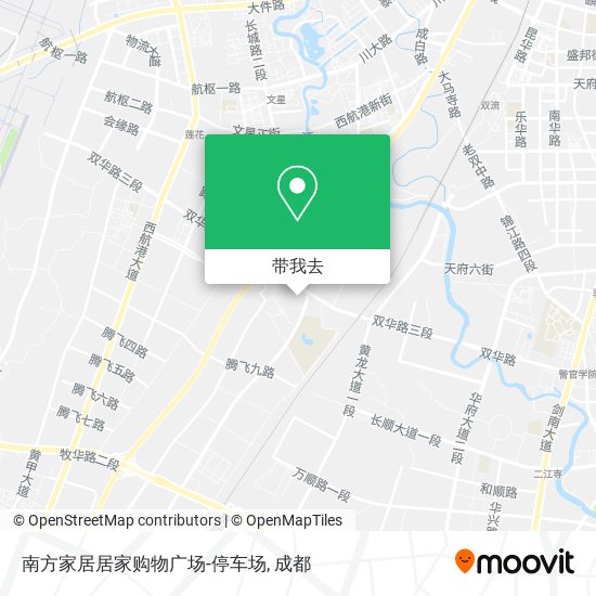 南方家居居家购物广场-停车场地图