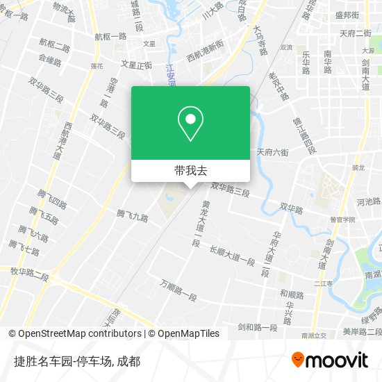 捷胜名车园-停车场地图