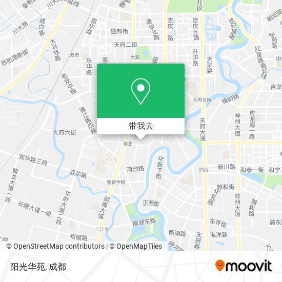 阳光华苑地图