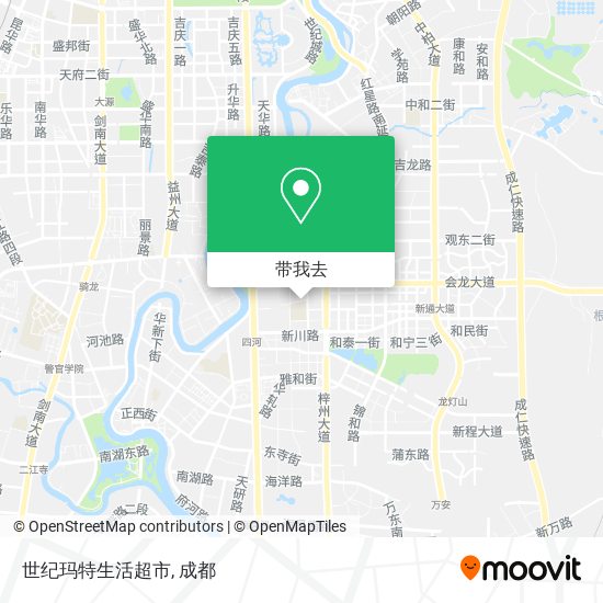 世纪玛特生活超市地图
