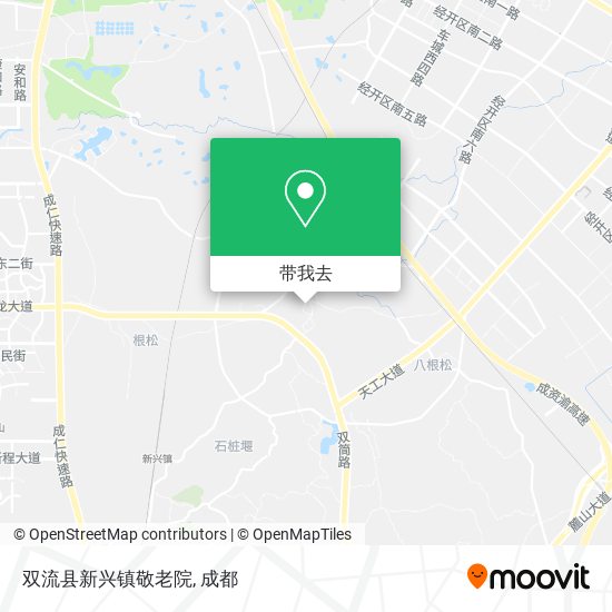 双流县新兴镇敬老院地图