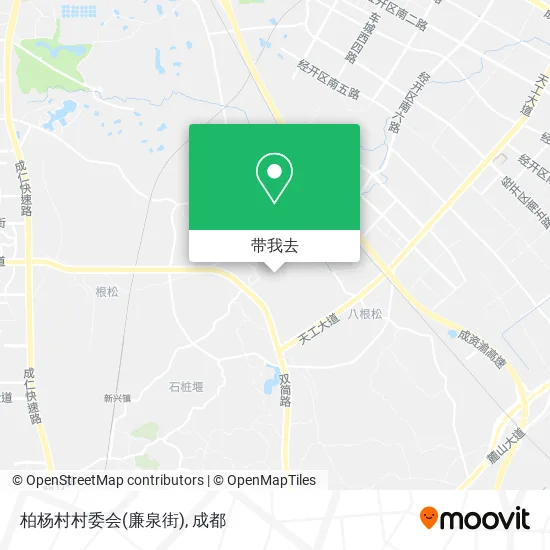柏杨村村委会(廉泉街)地图