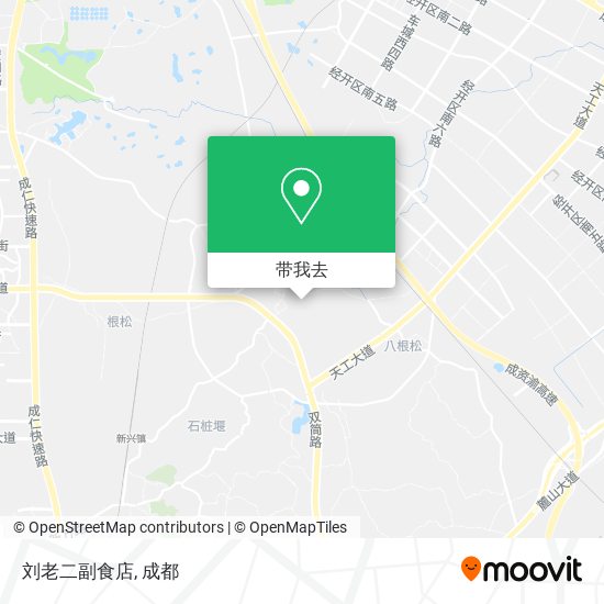 刘老二副食店地图