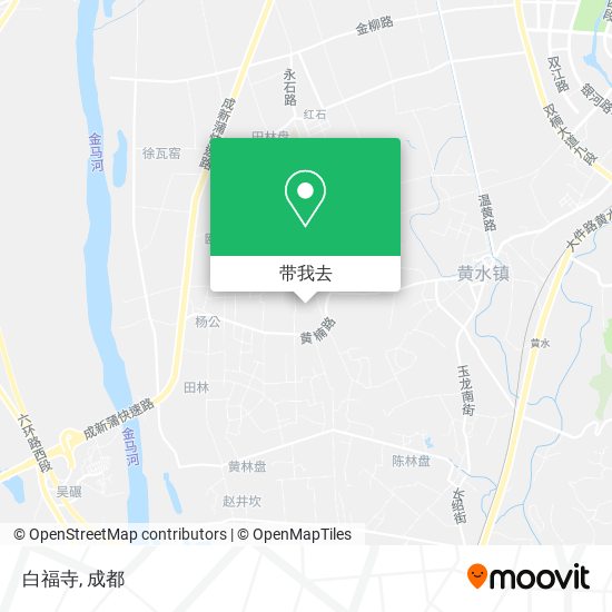白福寺地图