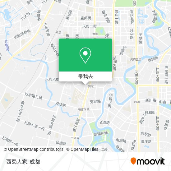 西蜀人家地图