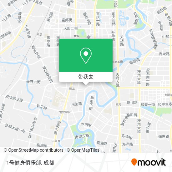 1号健身俱乐部地图