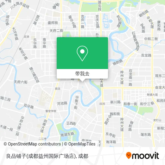 良品铺子(成都益州国际广场店)地图
