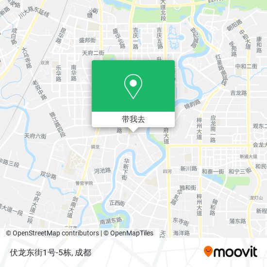 伏龙东街1号-5栋地图