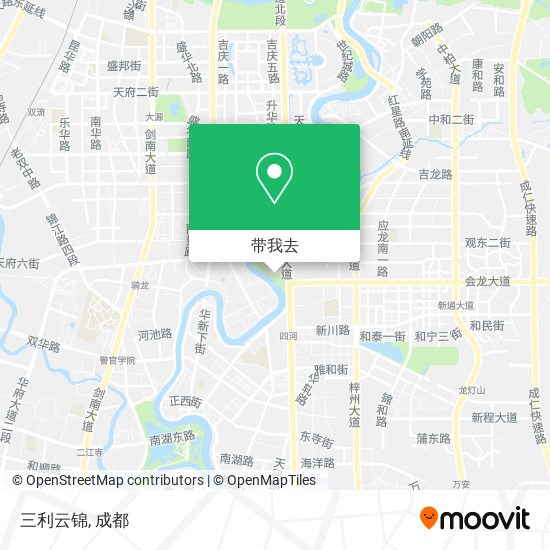 三利云锦地图