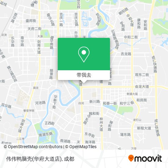 伟伟鸭脑壳(华府大道店)地图