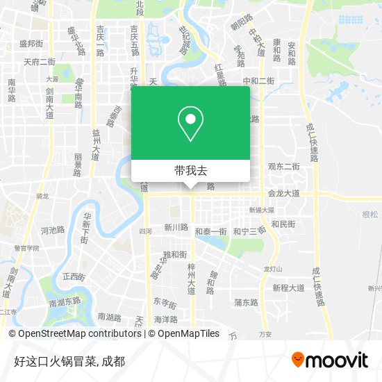 好这口火锅冒菜地图