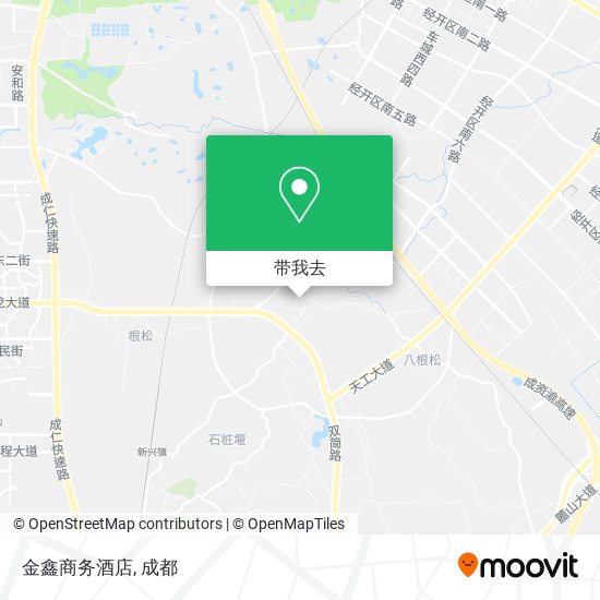 金鑫商务酒店地图