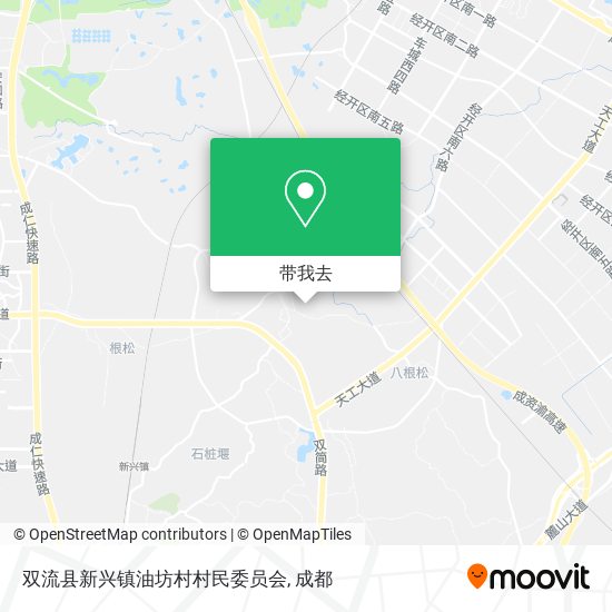 双流县新兴镇油坊村村民委员会地图