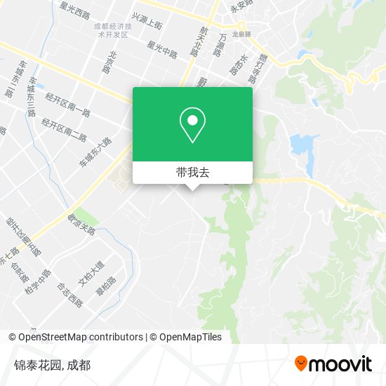 锦泰花园地图