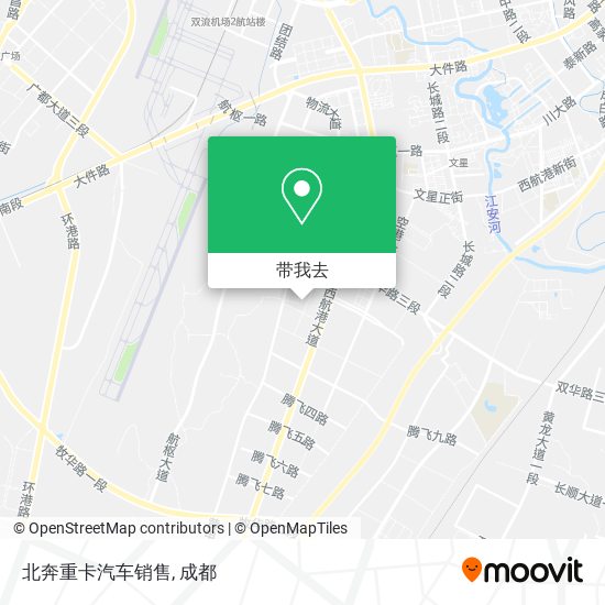 北奔重卡汽车销售地图