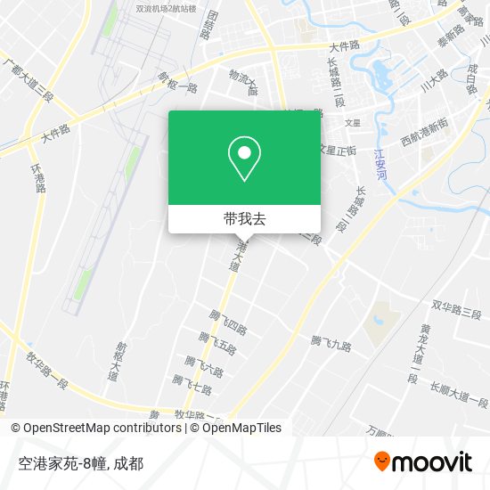 空港家苑-8幢地图