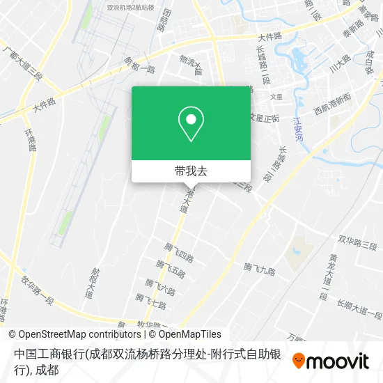 中国工商银行(成都双流杨桥路分理处-附行式自助银行)地图