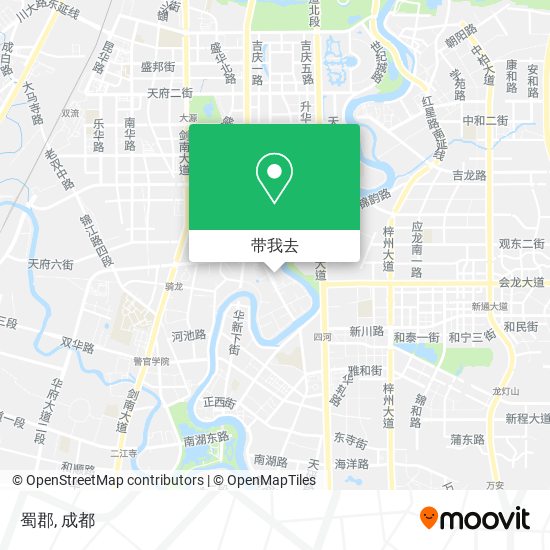 蜀郡地图