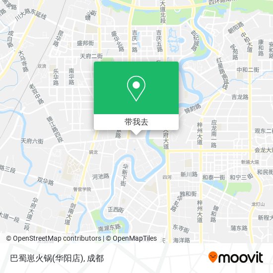 巴蜀崽火锅(华阳店)地图