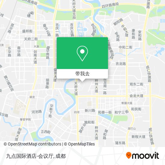 九点国际酒店-会议厅地图