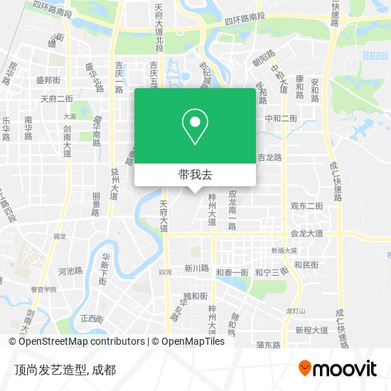 顶尚发艺造型地图