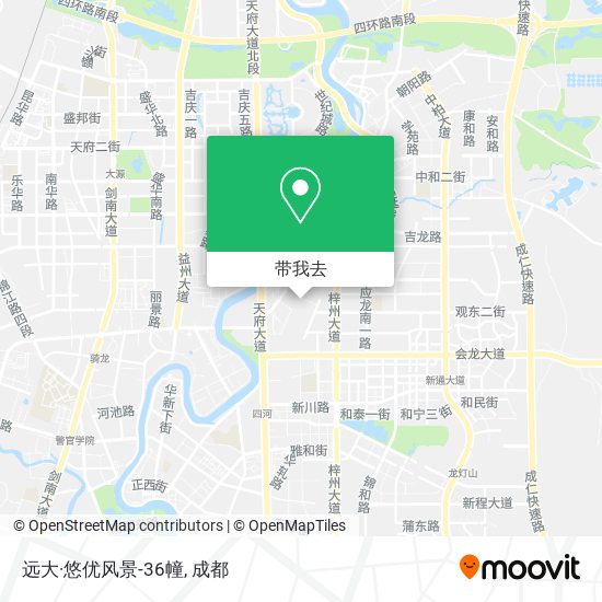 远大·悠优风景-36幢地图