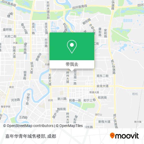 嘉年华青年城售楼部地图